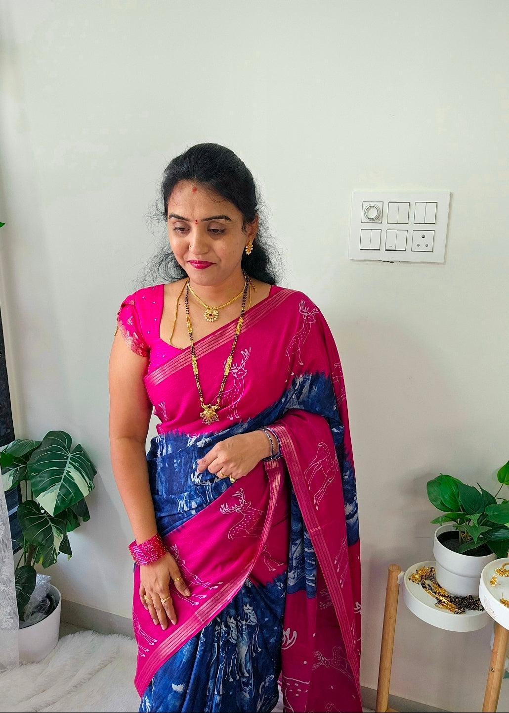 Saree un stiched blouse code SLS 514