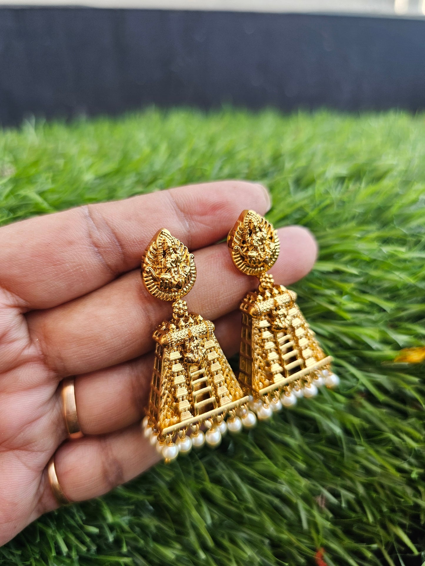 Temple earrings  buttalu code SLS 543J