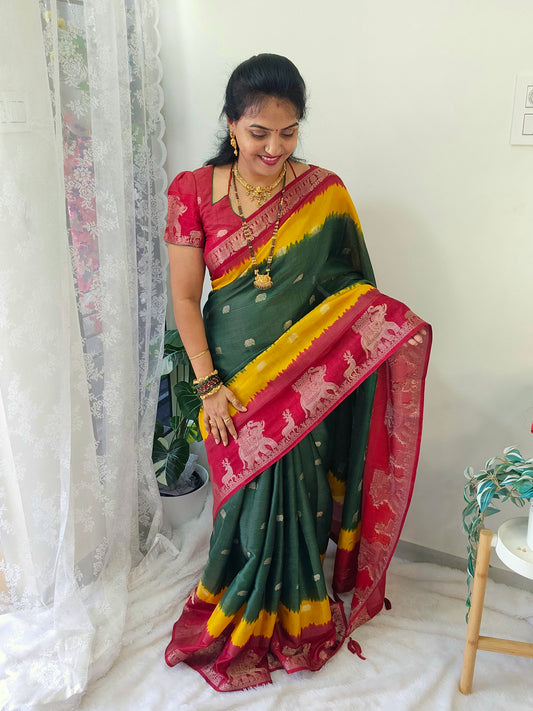 Saree un stiched blouse code SLS 534