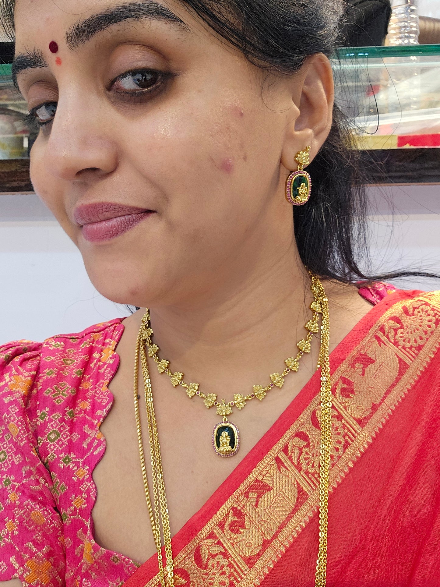 Neck set with earings code SLS 832J