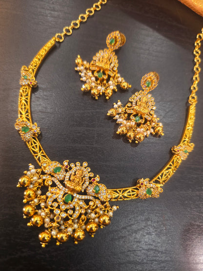 Neck set with earrings Code SLS 342 J