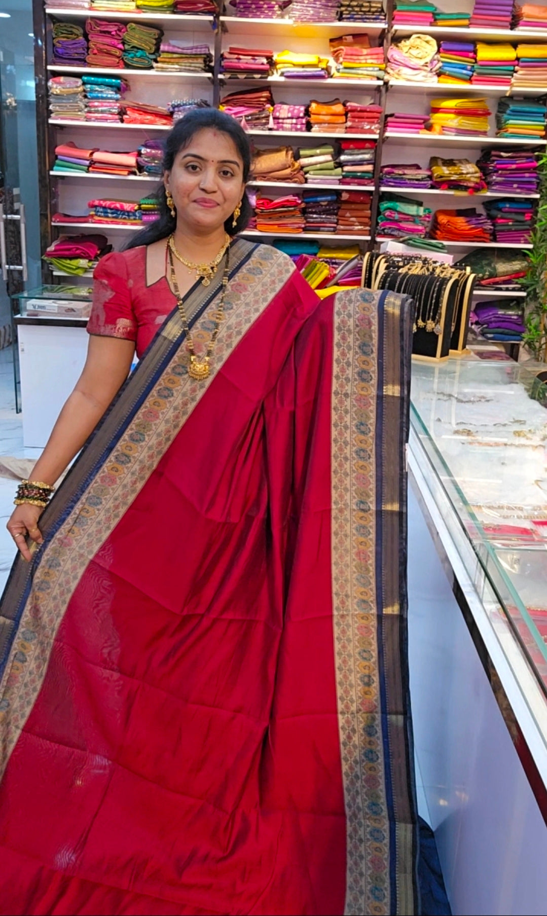 Saree un stiched blouse code SLS 538