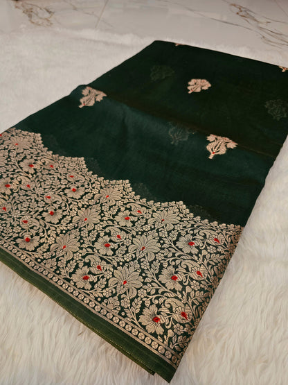 Saree un stiched blouse code SLS 578