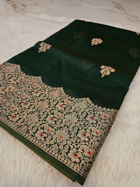 Saree un stiched blouse code SLS 578
