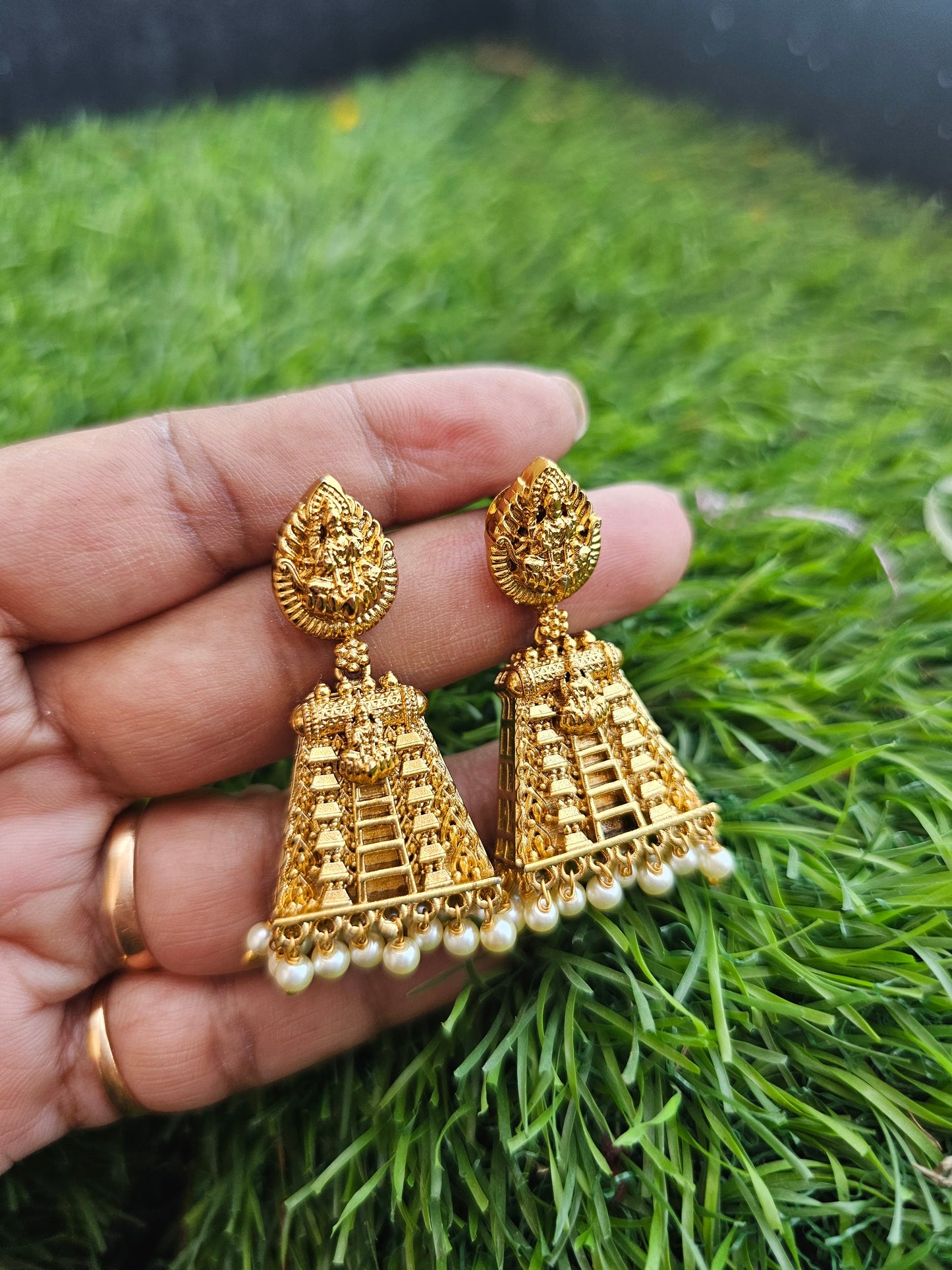Temple earrings  buttalu code SLS 543J