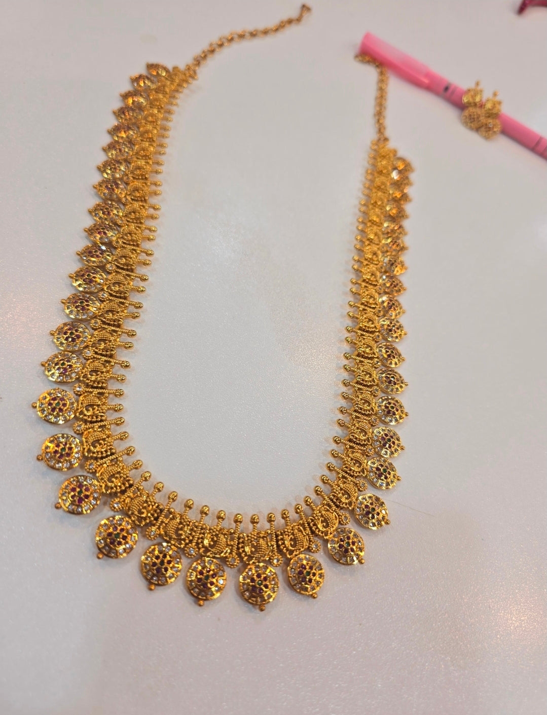 Long set with earrings code SLS 328J
