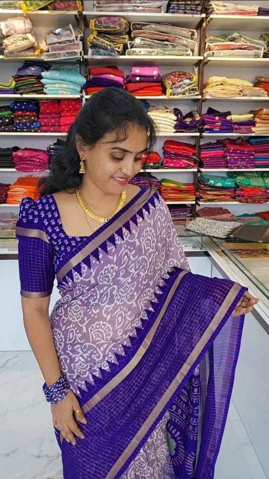 Saree un stiched blouse code SLS 101
