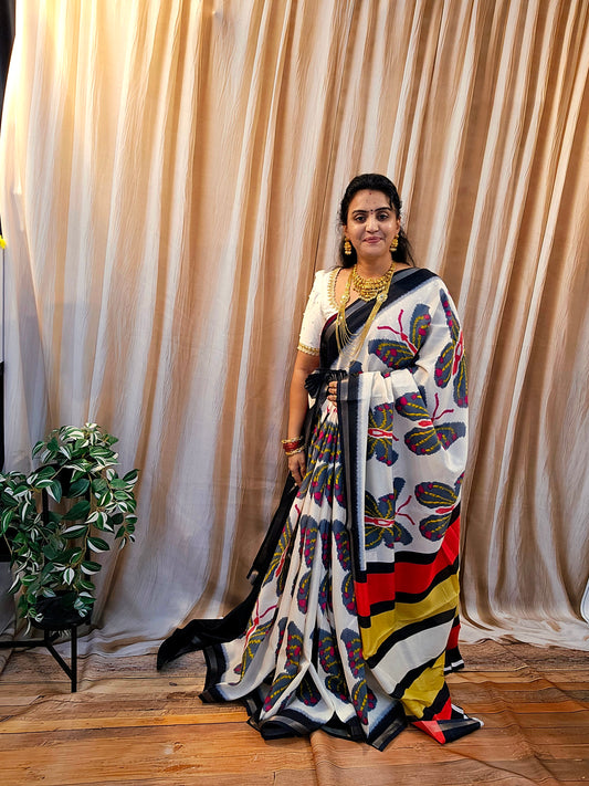 Saree un stiched blouse code SLS 763