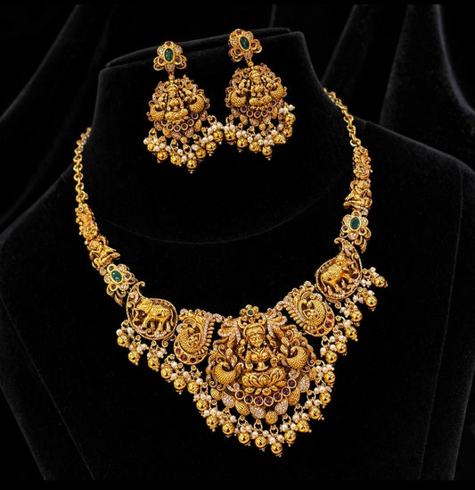 Neck set with earrings code SLS 539J
