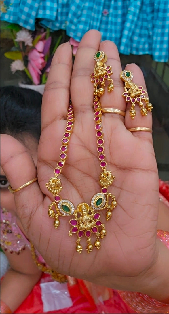 Neck set with earrings code SLS 446J