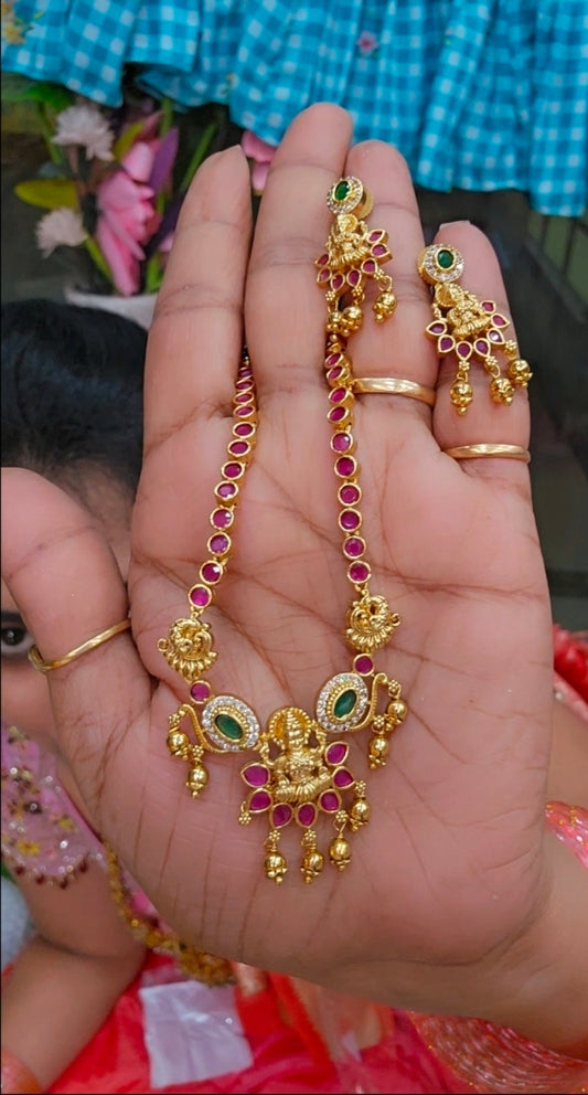 Neck set with earrings code SLS 446J