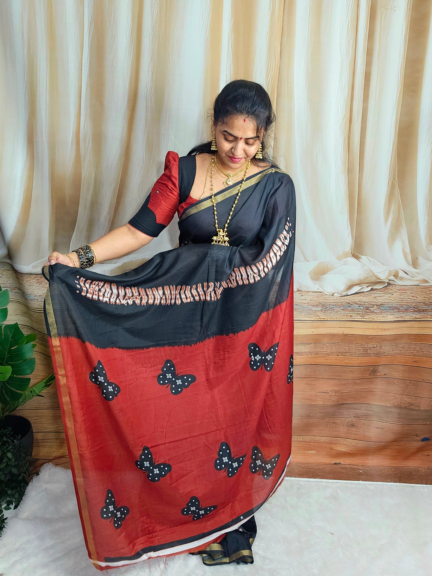 Saree un stiched blouse code SLS 685