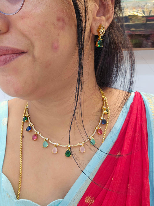 Neck set with earinges code SLS  181J