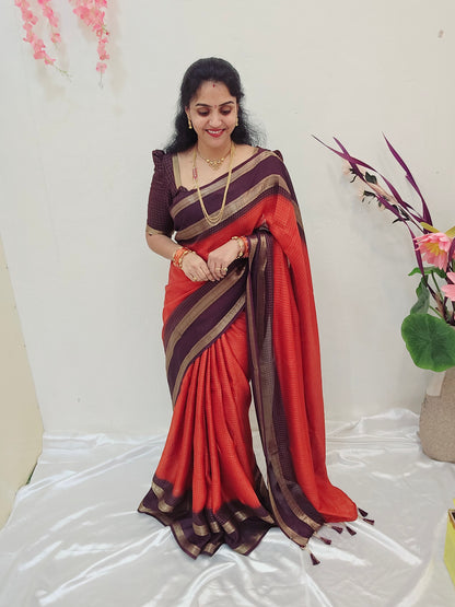 Saree unstitched blouse  code SLS 272