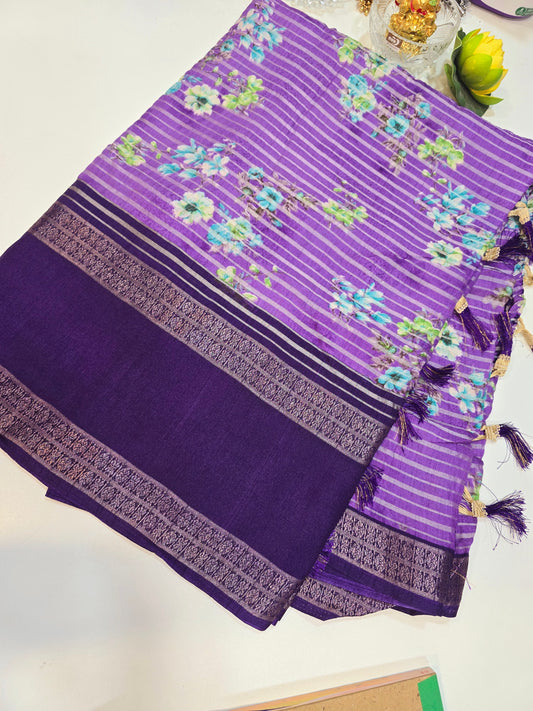 Saree un stiched  blouse  code SLS 227