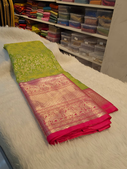 Saree un stiched blouse code SLS 574
