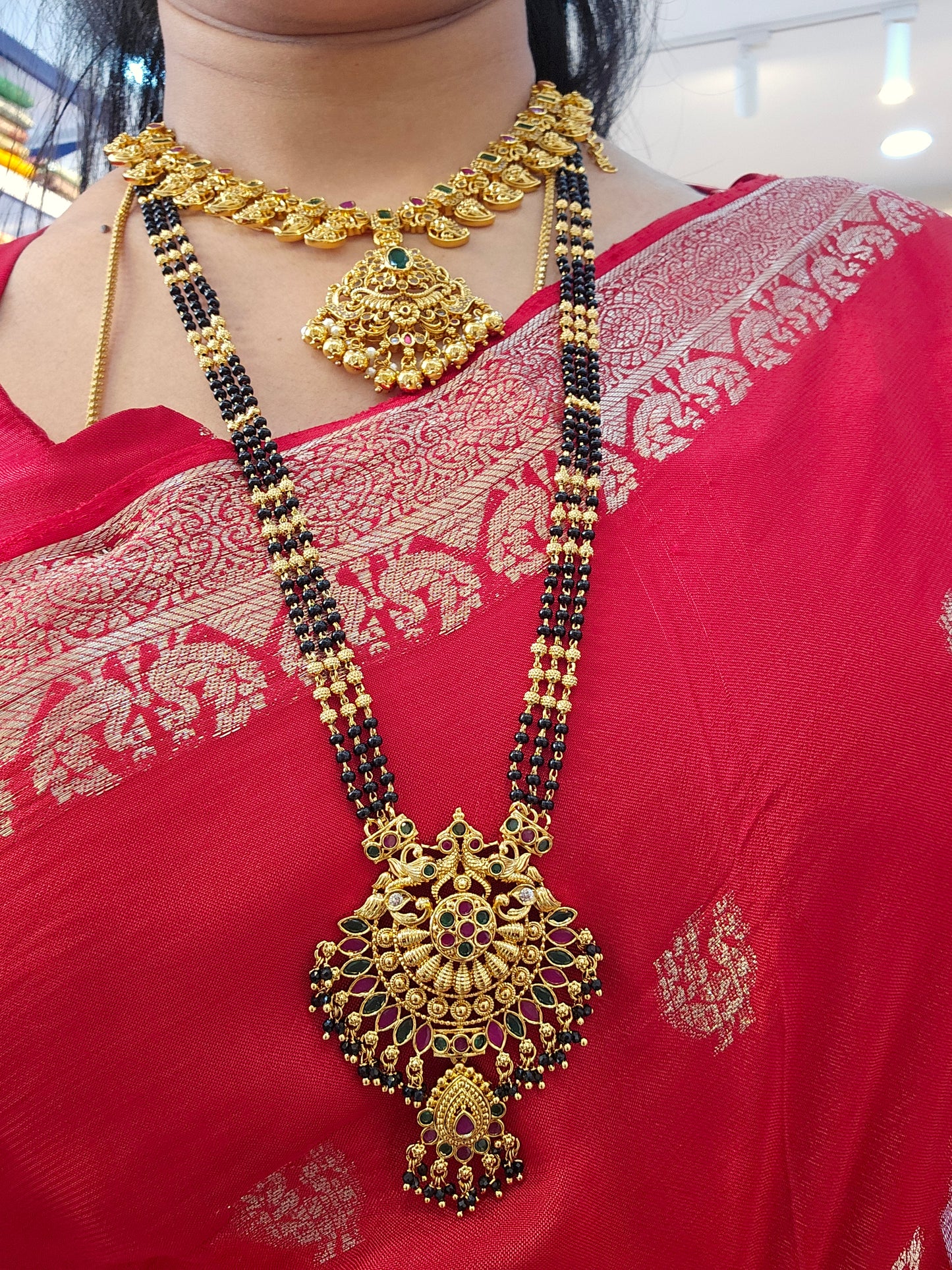 Long black beads code SLS