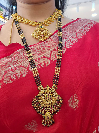 Long black beads code SLS
