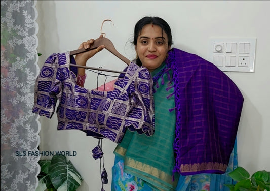 Saree full stiched blouse code SLS 510