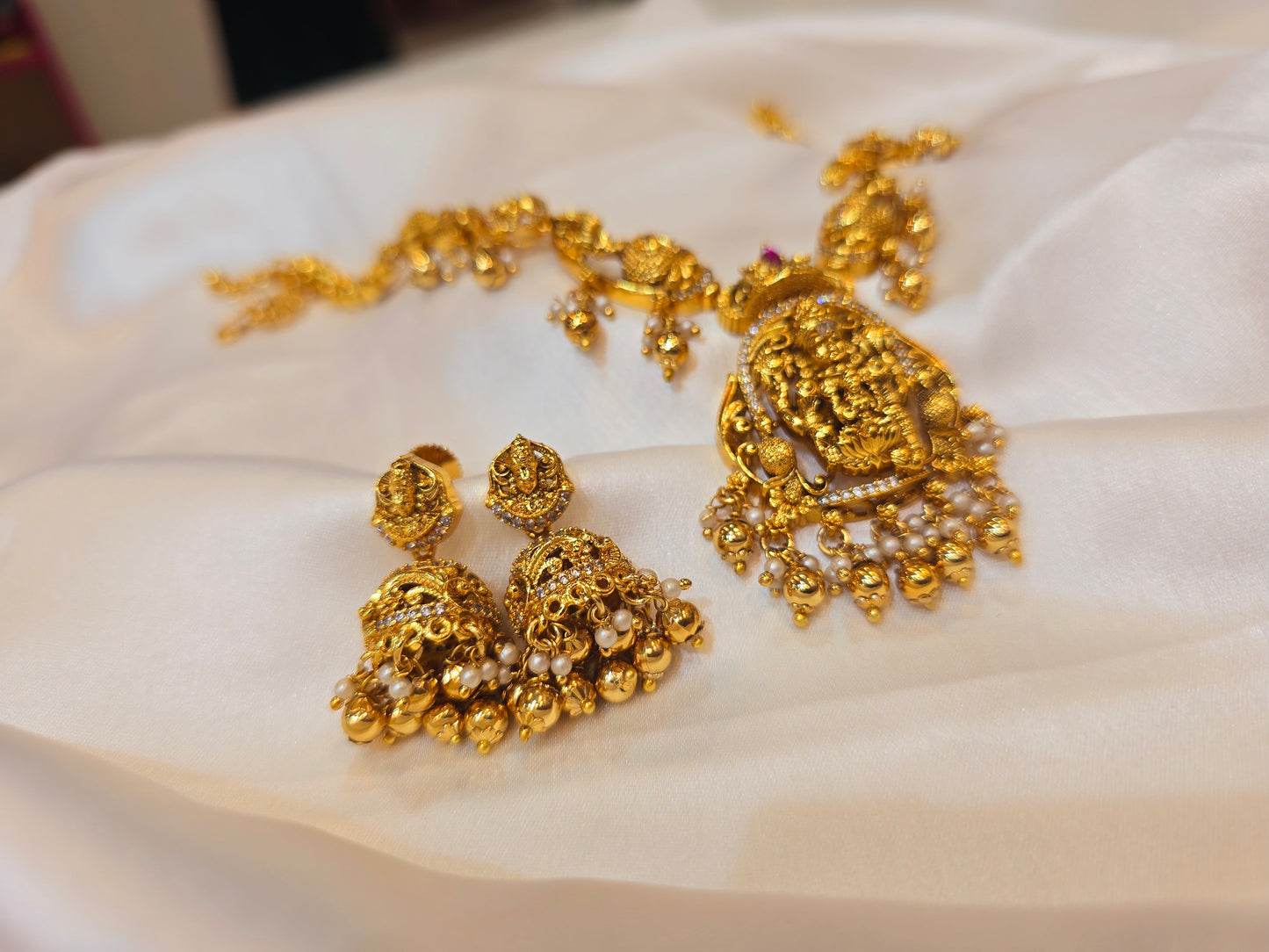 Neck set with earrings Code SLS 325J