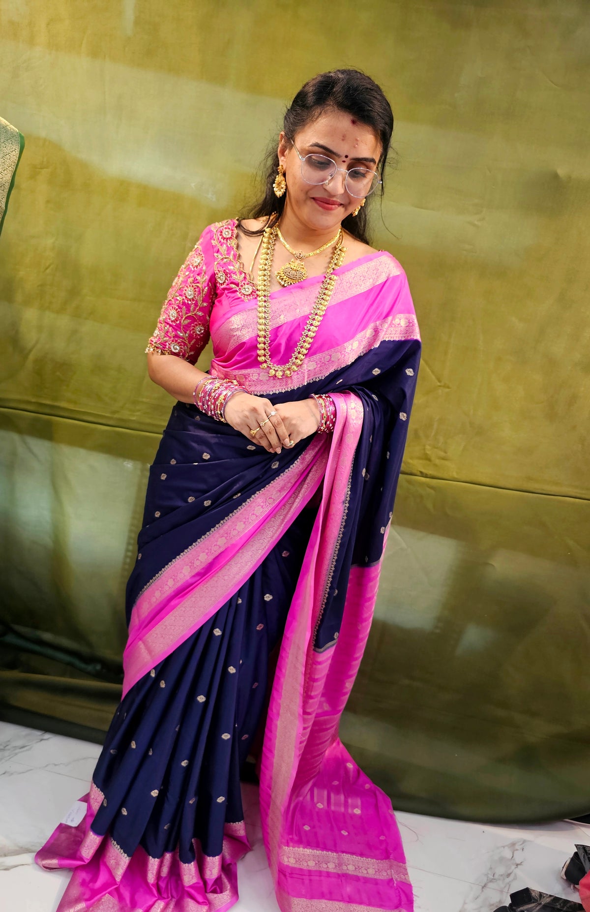 Saree un stiched blouse code SLS 736