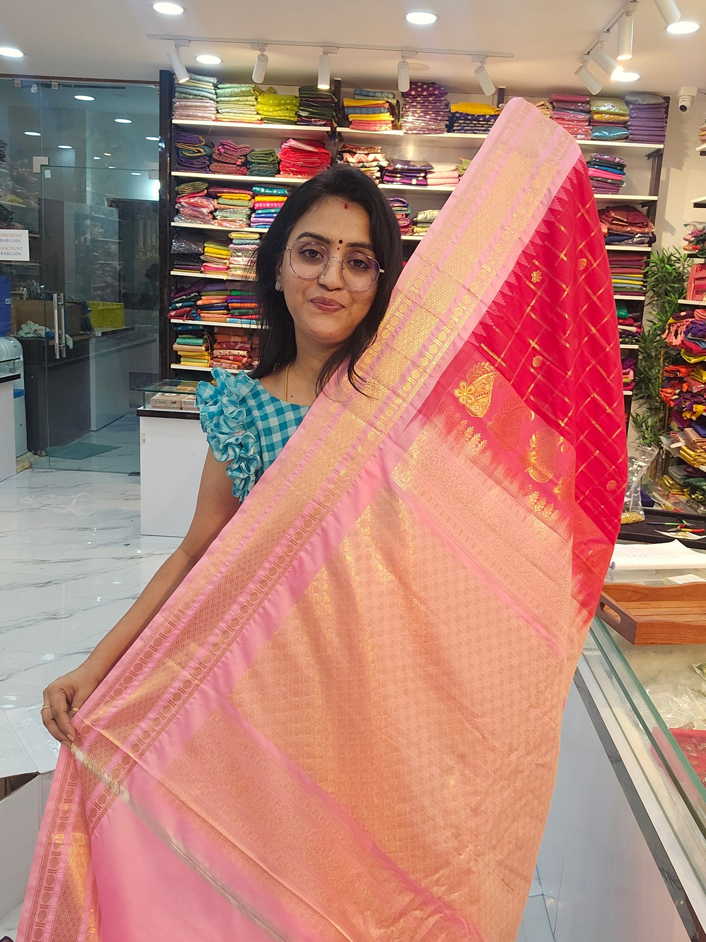 Saree un stitch blouse code SLS 683