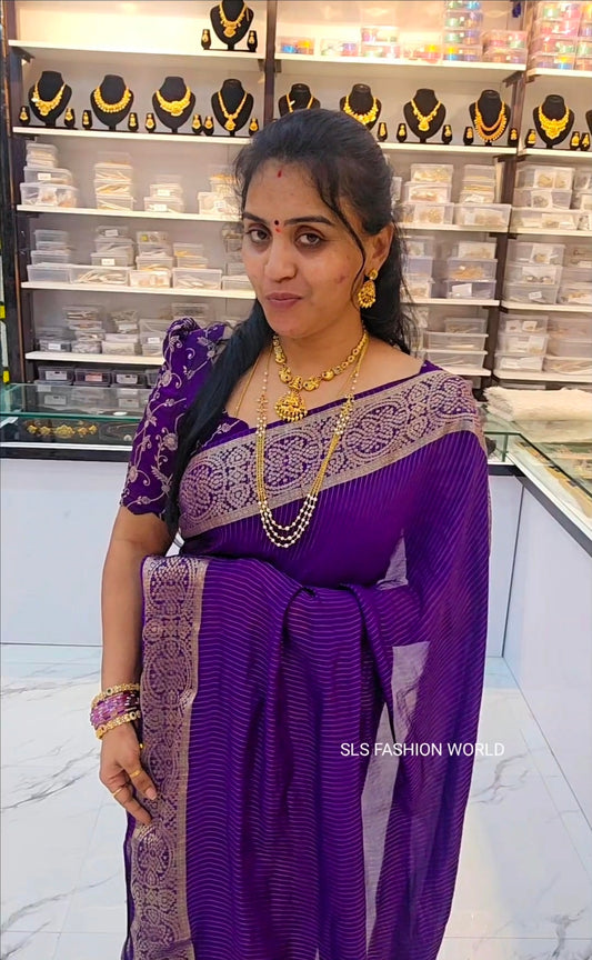 Saree un stiched blouse code SLS 730