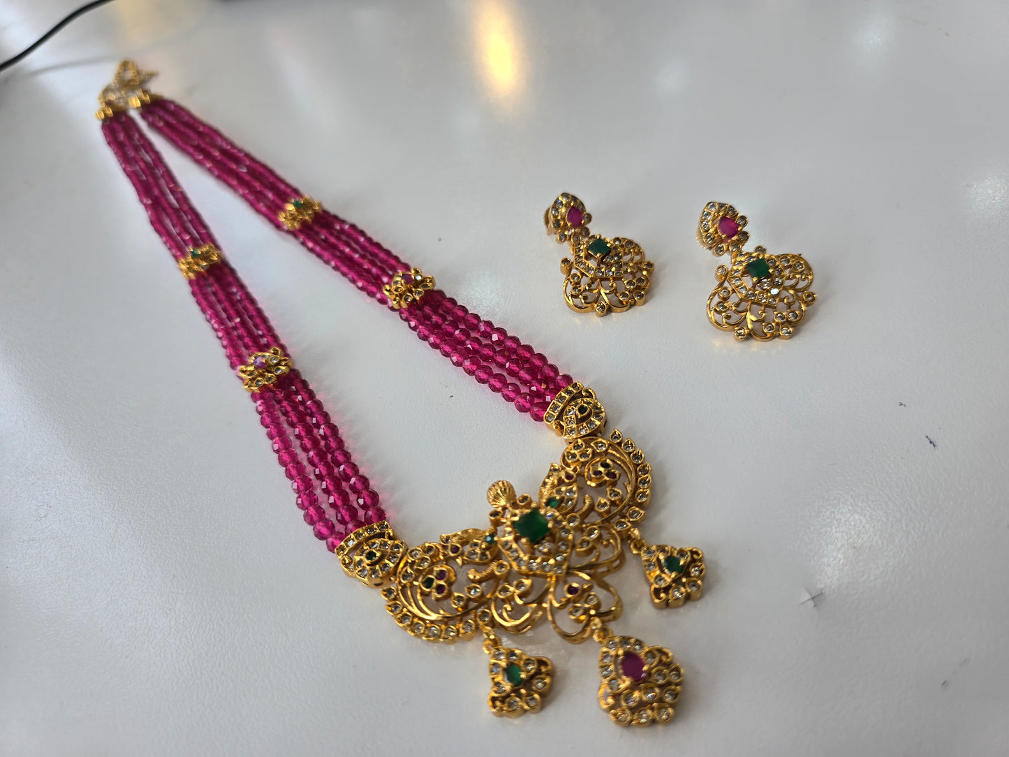 Long set with earrings Code SLS 350J