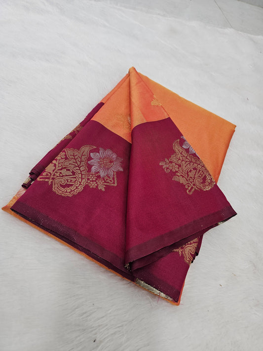 Saree un stiched blouse code SLS 580