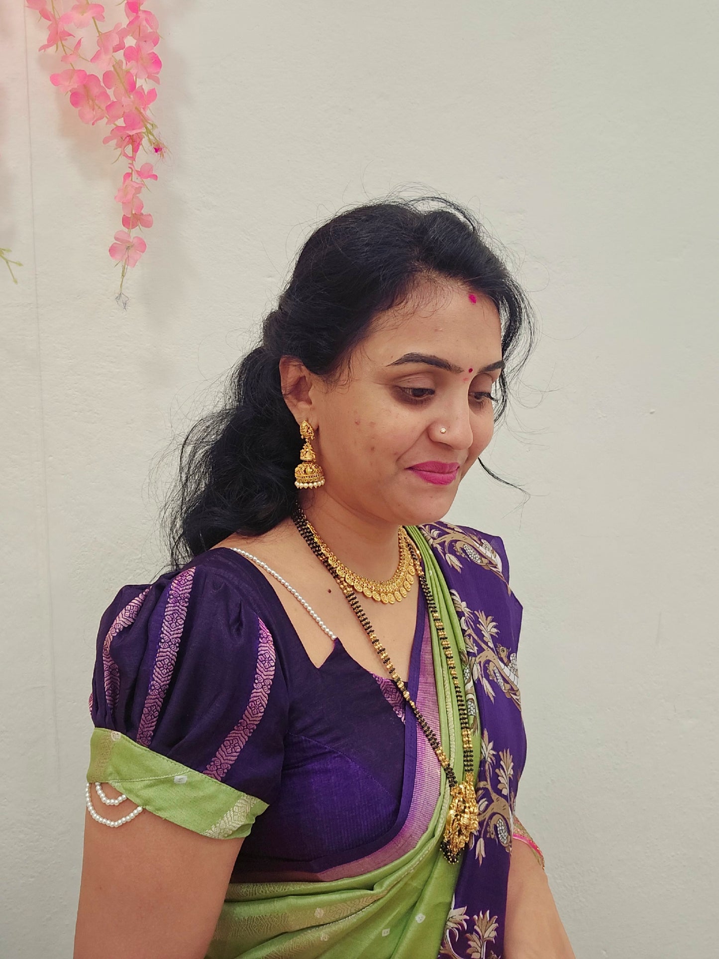 Saree un stiched blouse code SLS 265
