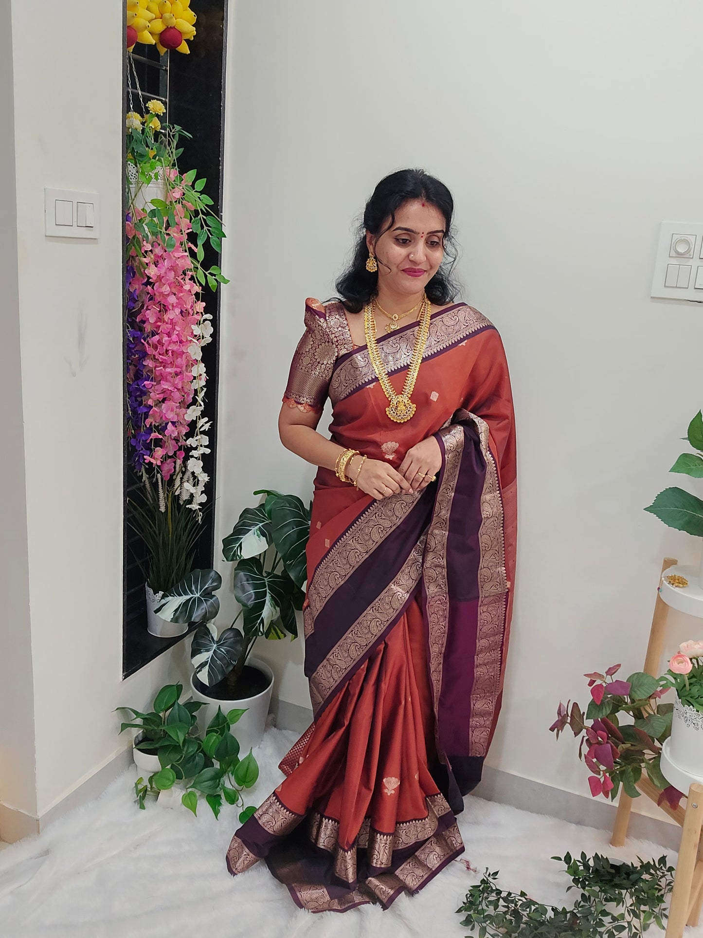 Saree un stiched blouse code SLS 265