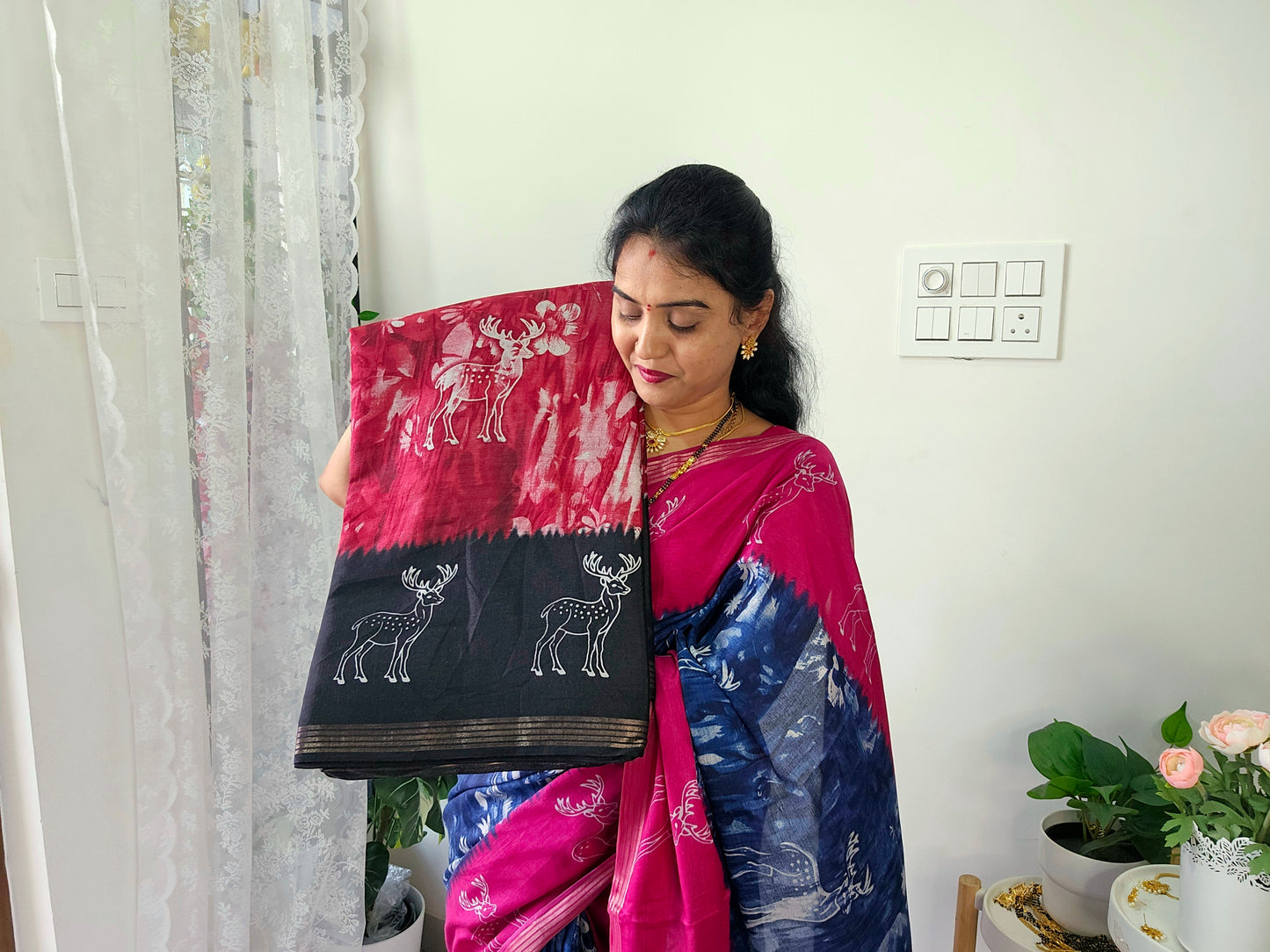 Saree un stiched blouse code SLS 514