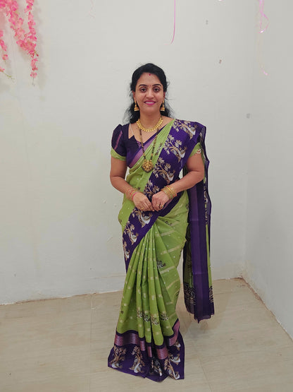 Saree un stiched blouse code SLS 265
