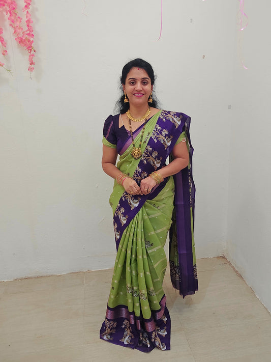 Saree un stiched blouse code SLS 265