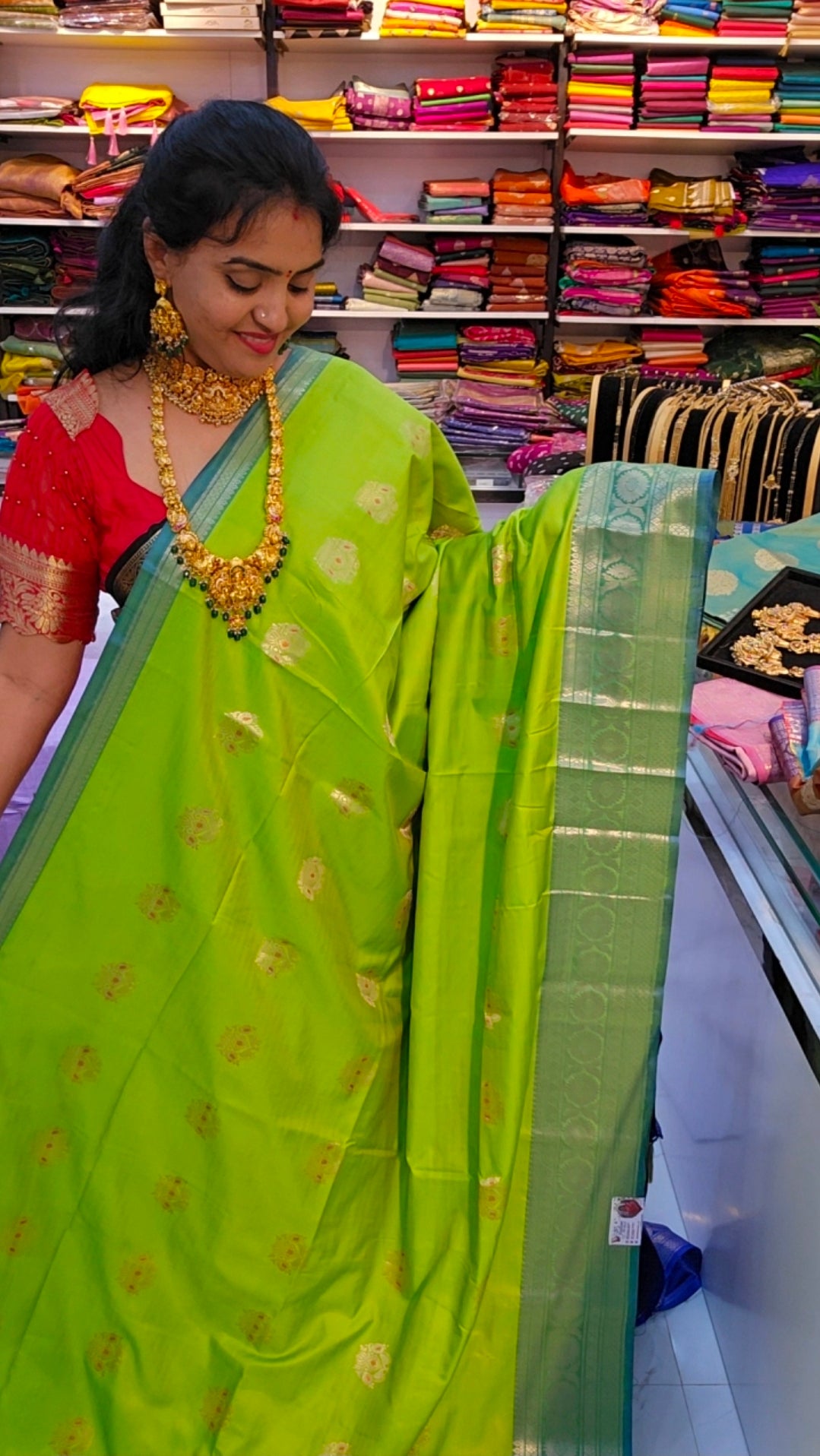 Saree un stiched blouse code SLS 528