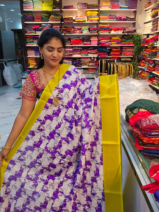 Saree un stiched blouse code SLS 607