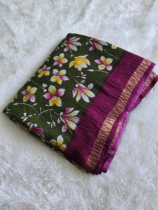 Saree un stiched blouse code SLS 608