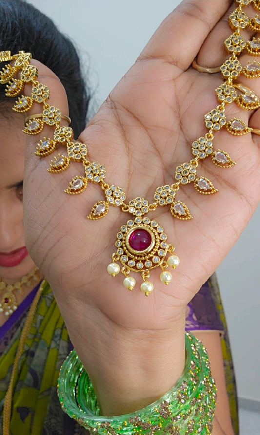 Neck set with earrings code SLS 412 J