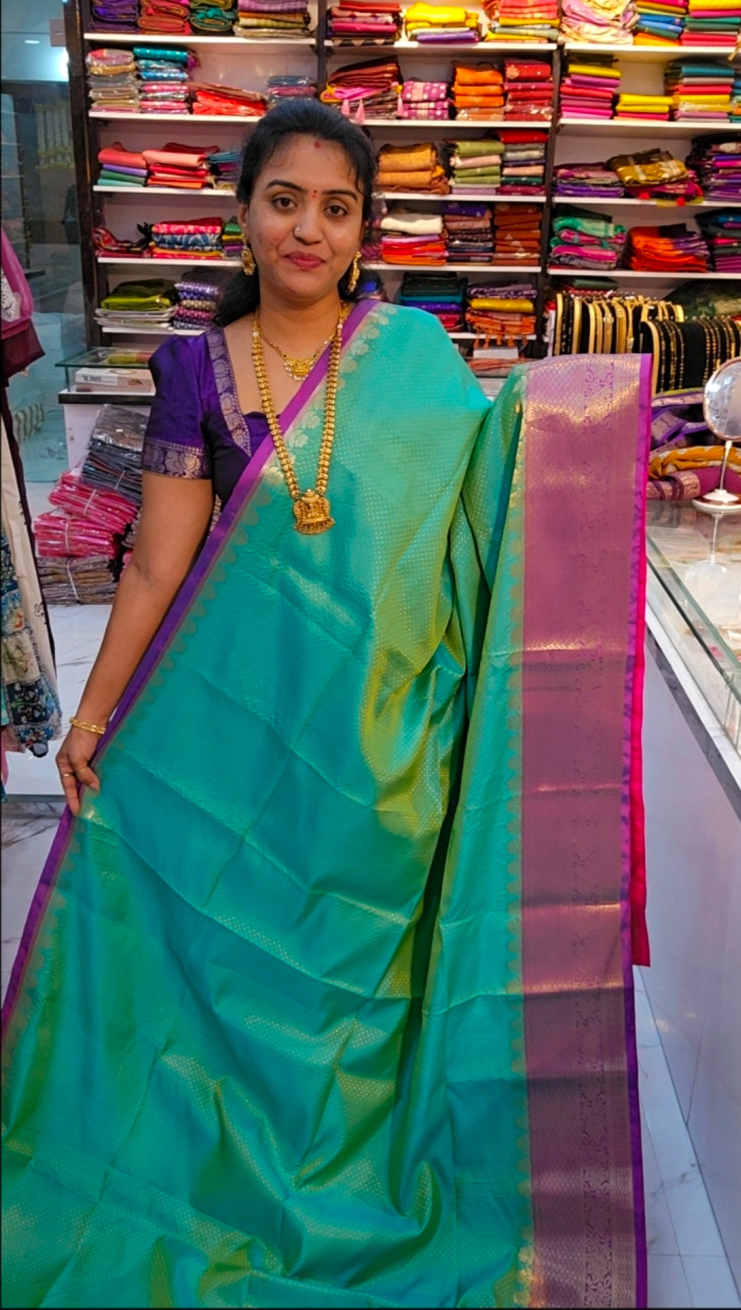 Saree un stiched blouse code SLS 542