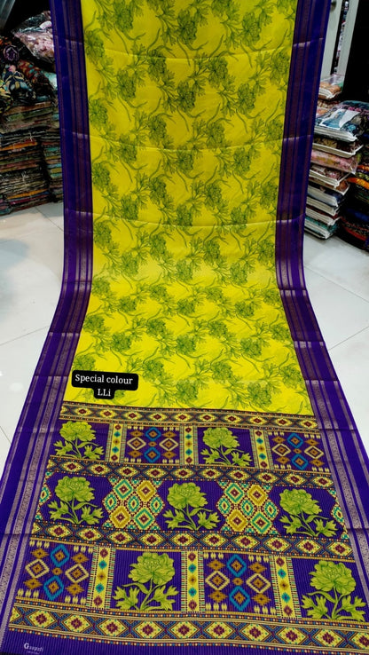 Saree un stiched blouse code SLS  374