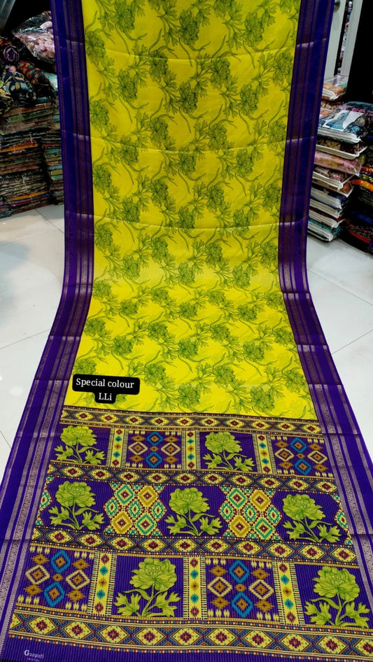 Saree un stiched blouse code SLS  374
