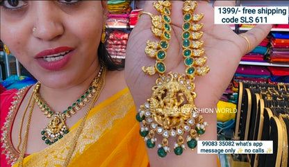Neck set with earrings code SLS 611