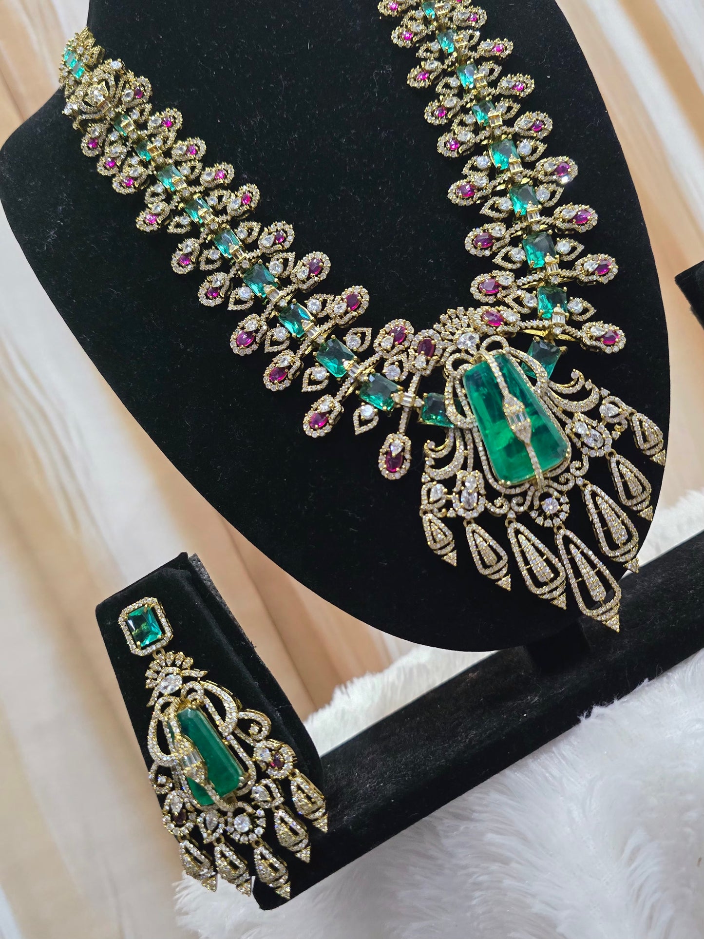 Rani  haram  Neck set with earinges 761J