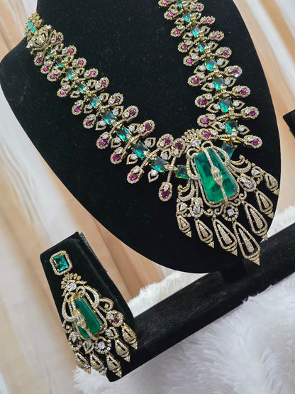 Rani  haram  Neck set with earinges 761J