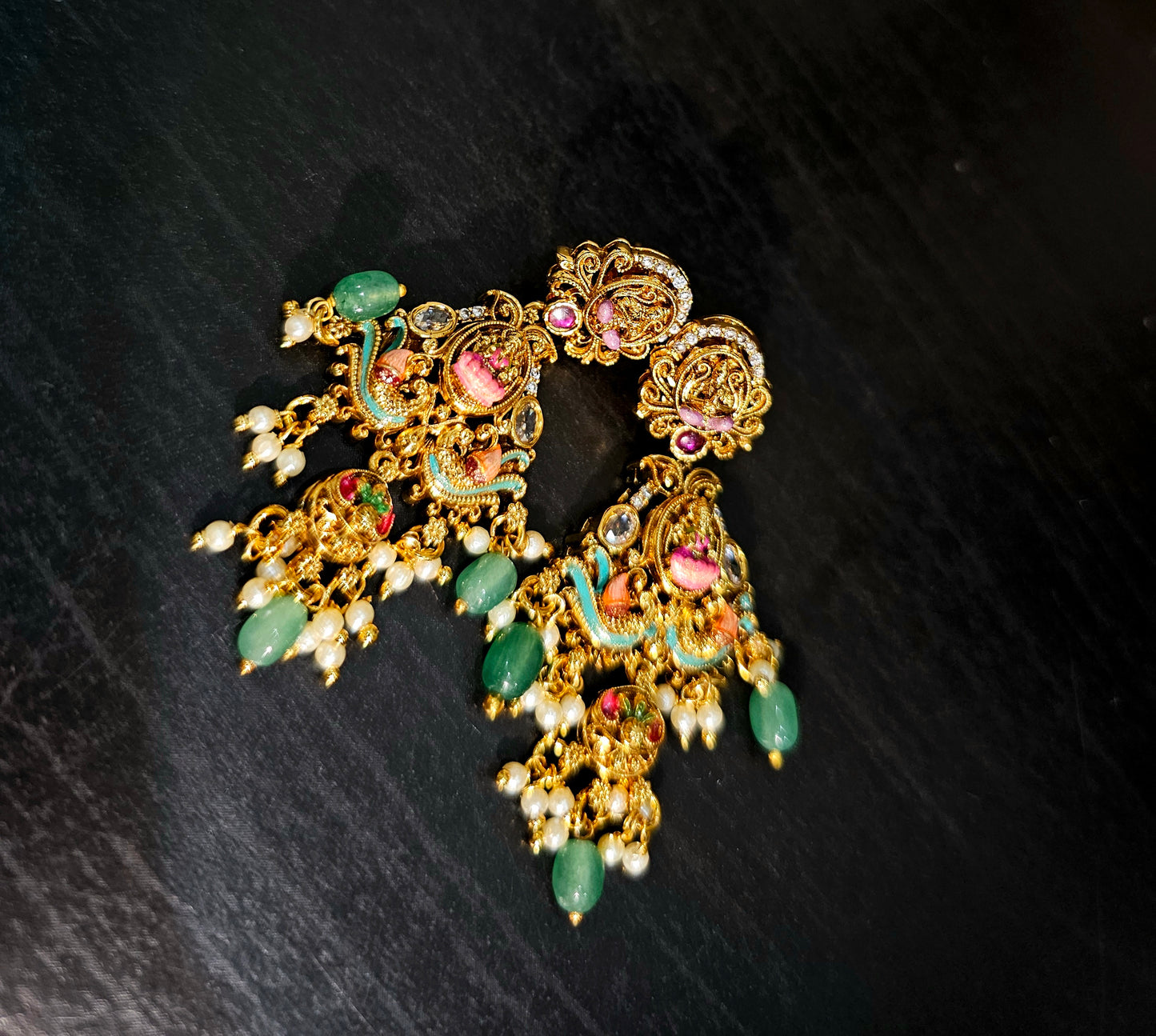 Meenakari work chocker set code SLS 800J