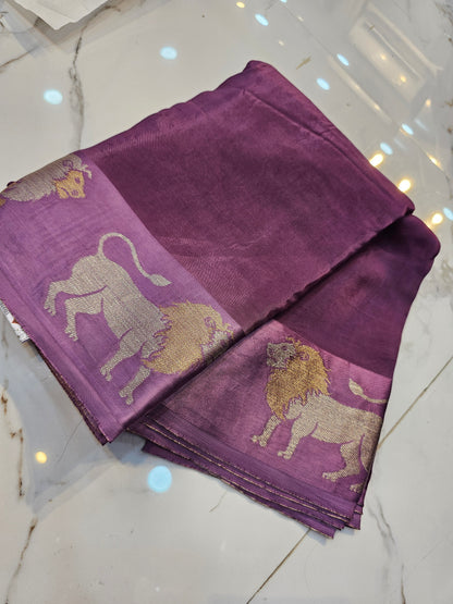 Saree un stiched blouse SLS 84