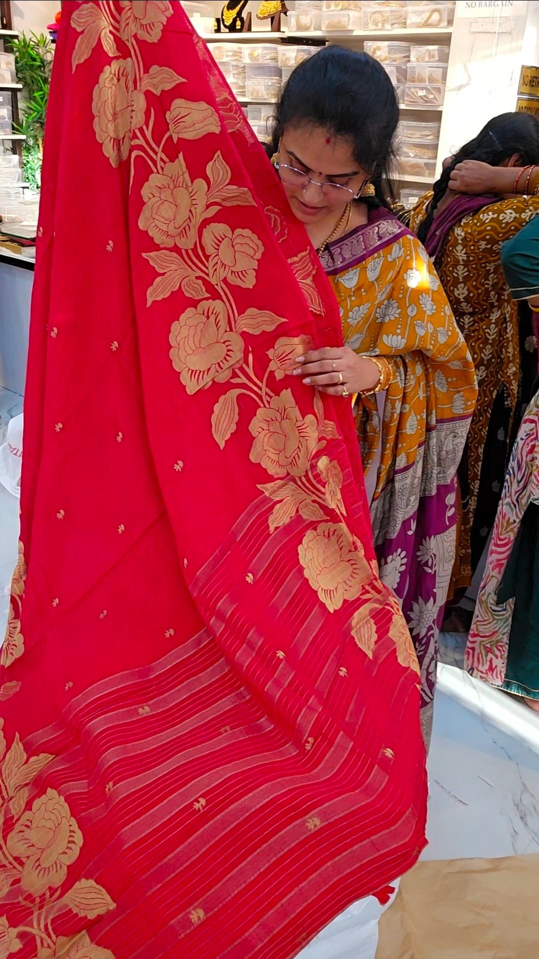 Saree un stiched blouse code SLS 705