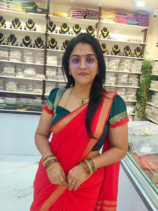 Saree un stiched blouse code SLS 729