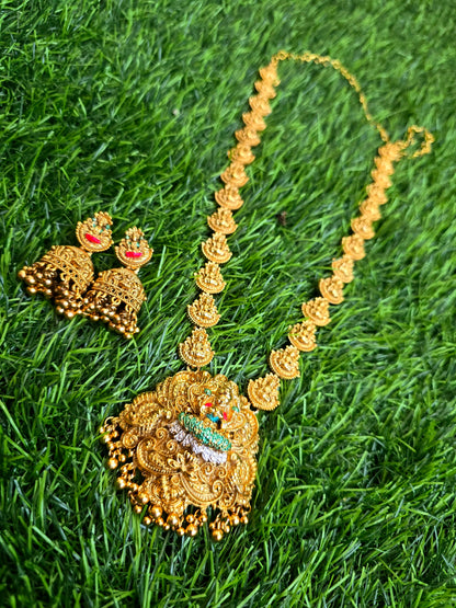 Long set with earrings code SLS 592J