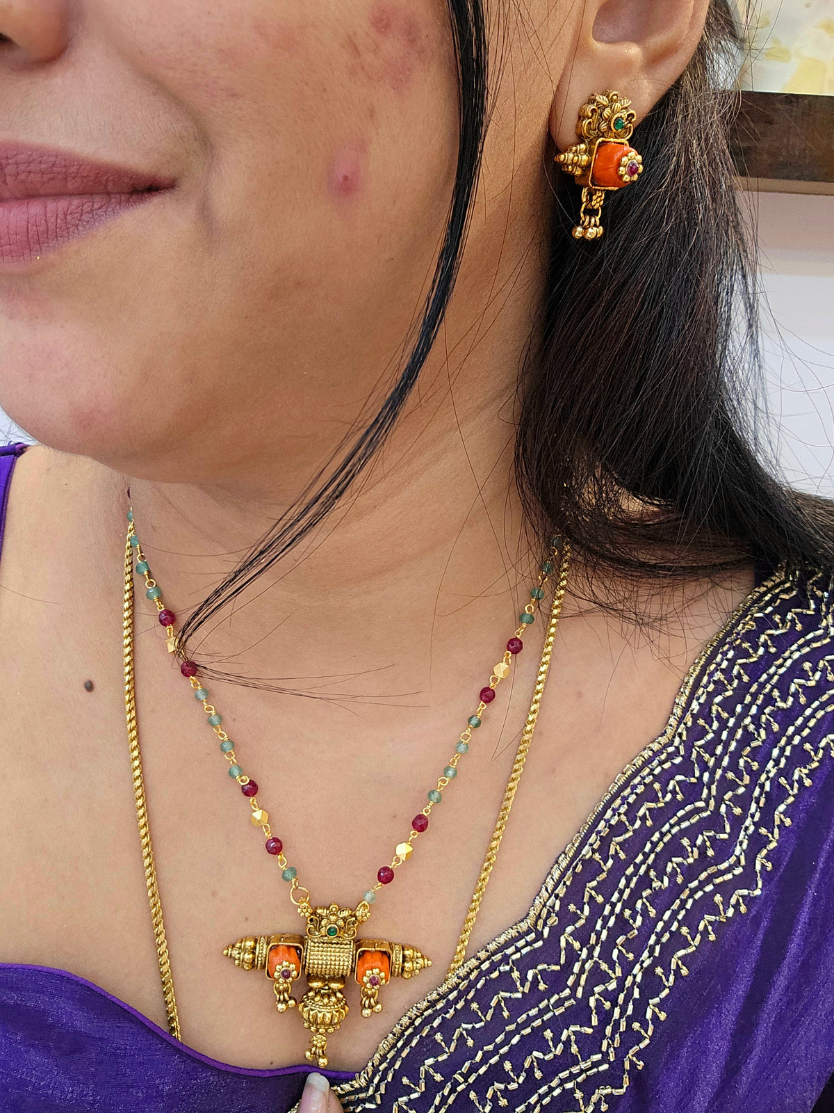 Mala with earinges code SLS 187J